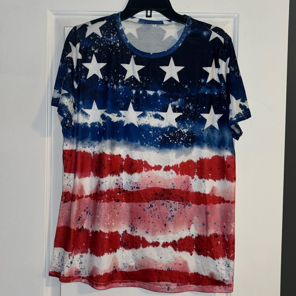 Women's American Flag T-shirt